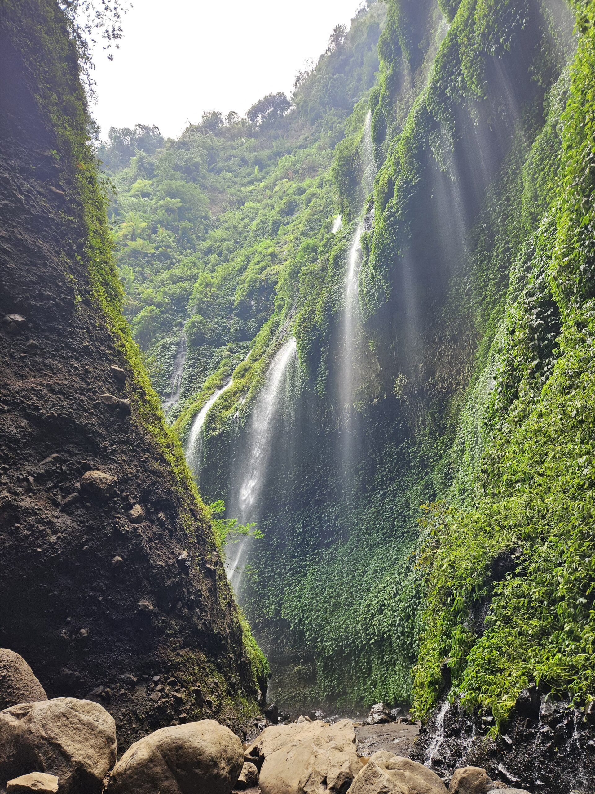 madakaripura waterfall from on the way back side