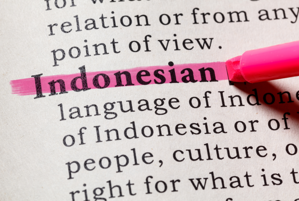 Essential Indonesian language to learn people and culture